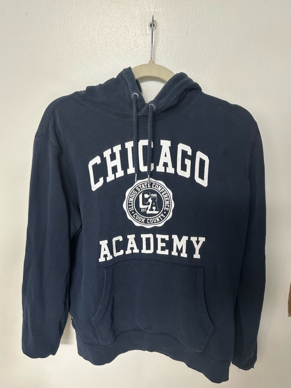 Chicago Academy Navy Hooded Sweatshirt
